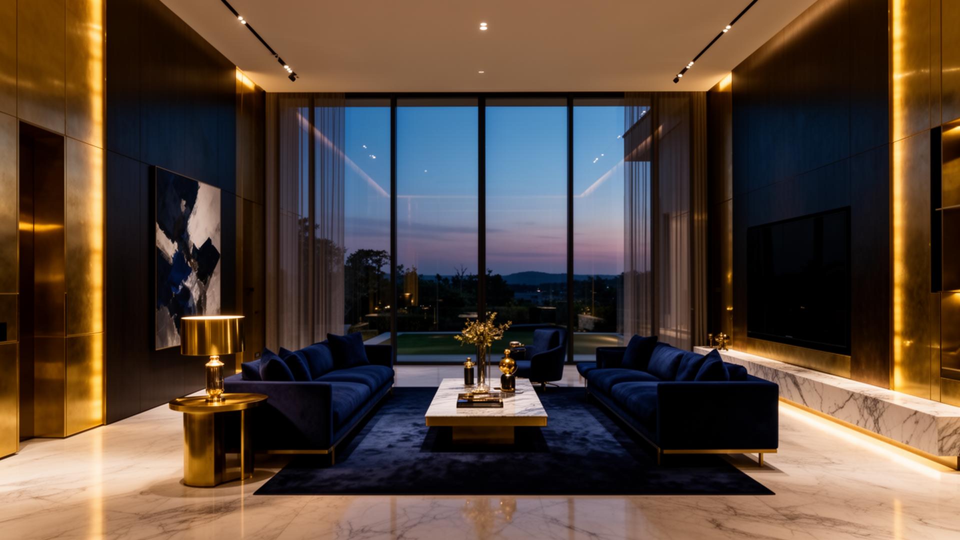 Interior residencial contemporâneo Studio Trei